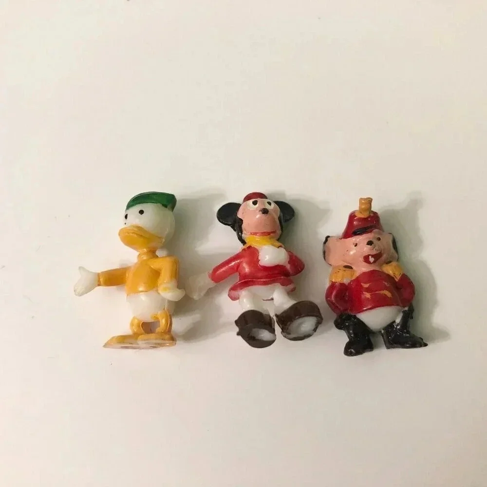 Vtg Mini Disneykins Marx Mickey Minnie Pluto Goofy Timothy Louie Donald Daisy - Picture 2 of 16
